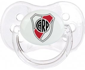 Club Atlético River Plate + prénom : Transparent classique embout cerise