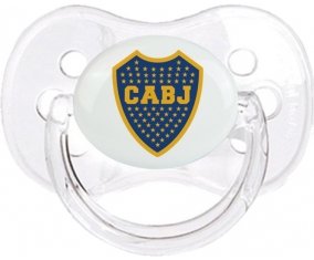 Club Atlético Boca Juniors + prénom : Transparent classique embout cerise