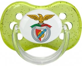 Benfica Lisbonne + prénom : Vert à paillette embout cerise