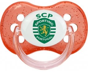 Sporting Clube de Portugal + prénom : Rouge à paillette embout cerise