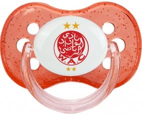 Wydad Athletic Club + prénom : Rouge à paillette embout cerise