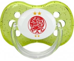 Wydad Athletic Club + prénom : Vert à paillette embout cerise