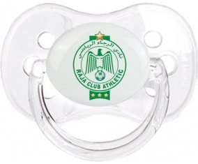 Raja Club Athletic + prénom : Transparent classique embout cerise