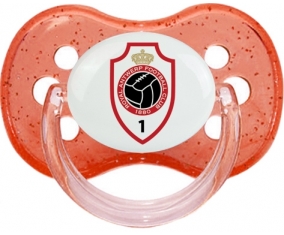Royal Antwerp FC + prénom : Rouge à paillette embout cerise