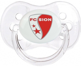 FC Sion + prénom : Transparent classique embout cerise