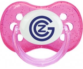 Grasshopper Zurich + prénom : Rose à paillette embout cerise