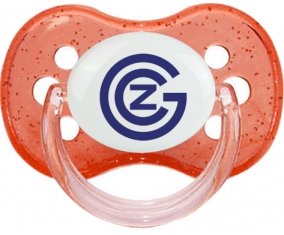 Grasshopper Zurich + prénom : Rouge à paillette embout cerise