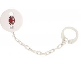 Attache-sucette Ac Milan couleur Blanc