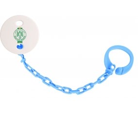 Attache-sucette Raja Club Athletic couleur Bleu turquoise