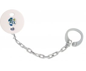 Attache-tétine FC Lugano couleur Grise