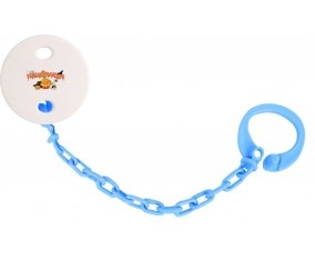 Attache-tototte Halloween style 2 couleur Bleu turquoise
