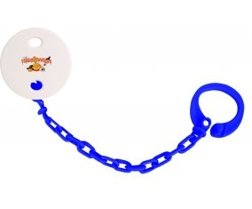 Attache sucette Halloween style 2 couleur Marine