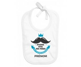 Joyeuse Fêtes des pères style 2 garçon + prénom : Body Bébé