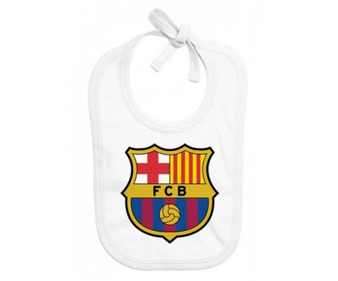 Bavoir bébé design FC Barcelone