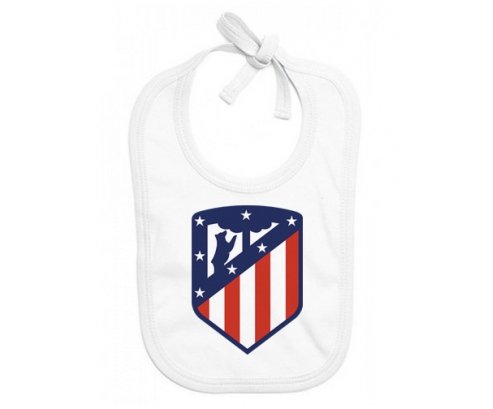 Bavoir bébé design Club Atlético de Madrid