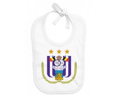 Bavoir bébé design Royal Sporting Club Anderlecht