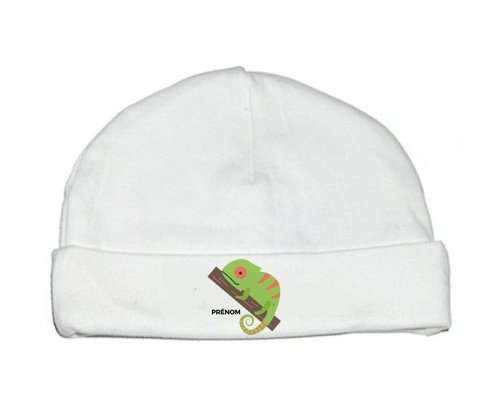 Bonnet bébé design Camelion + prénom