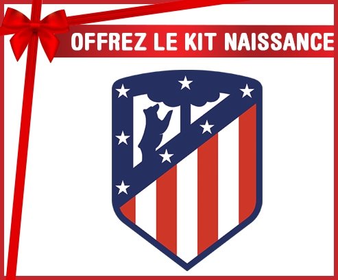 Kit naissance Club Atlético de Madrid personnalisé pour bébé