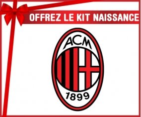 Kit naissance Ac Milan personnalisé pour bébé