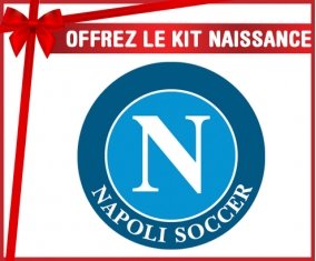 Kit naissance Napoli Soccer personnalisé pour bébé