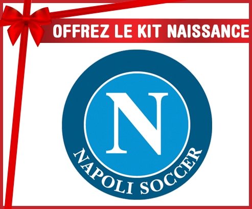 Kit naissance Napoli Soccer personnalisé pour bébé