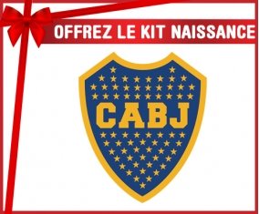 Kit naissance Club Atlético Boca Juniors personnalisé pour bébé