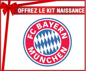 Kit naissance FC Bayern Munchen personnalisé pour bébé