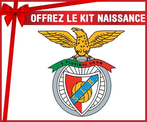 Kit naissance Benfica Lisbonne personnalisé pour bébé