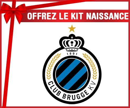 Kit naissance Club Brugge KV personnalisé pour bébé