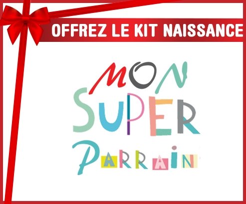 Kit naissance Mon super parrain personnalisé pour bébé