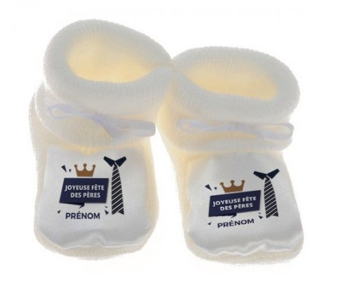 Joyeuse Fêtes des pères style 2 garçon + prénom : Body Bébé