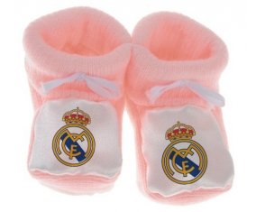 Chausson bébé Real madrid de couleur Rose