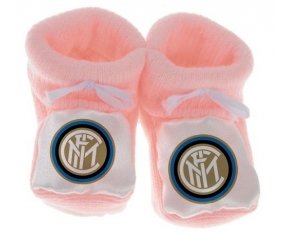 Chausson bébé Inter de Milan de couleur Rose