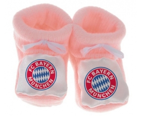 Chausson bébé FC Bayern Munchen de couleur Rose
