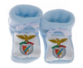 Chausson bébé Benfica Lisbonne de couleur Bleu