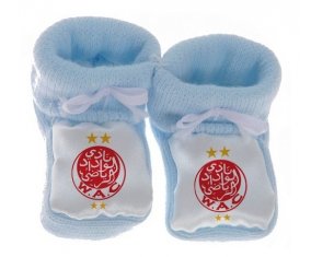 Chausson bébé Wydad Athletic Club de couleur Bleu