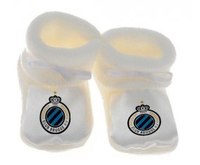 Chausson bébé Club Brugge KV de couleur Blanc