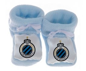 Chausson bébé Club Brugge KV de couleur Bleu