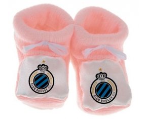 Chausson bébé Club Brugge KV de couleur Rose