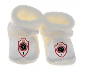 Chausson bébé Royal Antwerp FC de couleur Blanc