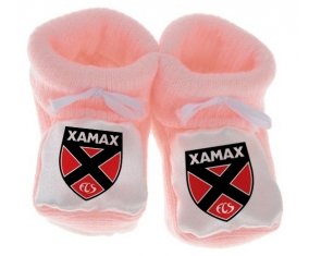 Chausson bébé Neuchâtel Xamax de couleur Rose