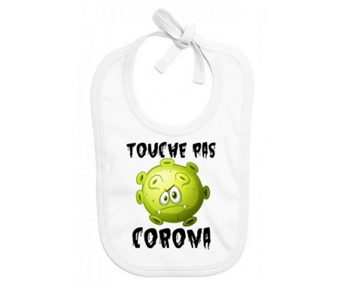 Touche pas Corona : Bavoir bébé
