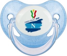 Coppa Italia 2020 Napoli : Bleue à paillette Tétine embout physiologique