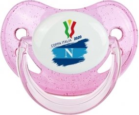 Coppa Italia 2020 Napoli : Rose à paillette Tétine embout physiologique