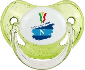 Coppa Italia 2020 Napoli : Vert à paillette Tétine embout physiologique