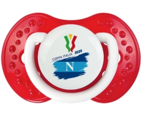 Coppa Italia 2020 Napoli : Blanc-rouge classique Tétine embout Lovi Dynamic