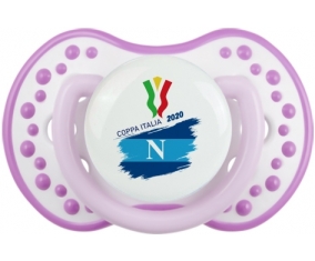 Coppa Italia 2020 Napoli : Blanc-mauve classique Tétine embout Lovi Dynamic