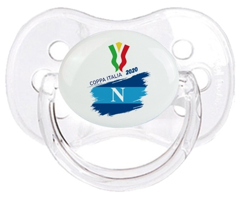 Coppa Italia 2020 Napoli : Transparent classique Tétine embout cerise