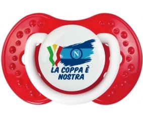 Napoli : La coppa è nostra : Blanc-rouge classique Tétine embout Lovi Dynamic