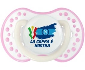 Napoli : La coppa è nostra : Blanc-rose phosphorescente Tétine embout Lovi Dynamic